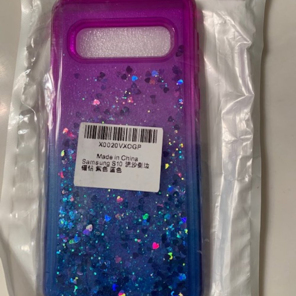 Samsung S10 Purple Blue Silicone Phone Case